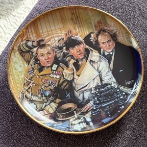 Three Stooges Decorative Plate